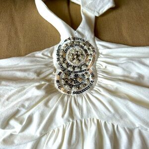 White House Black Market Tie Back Top